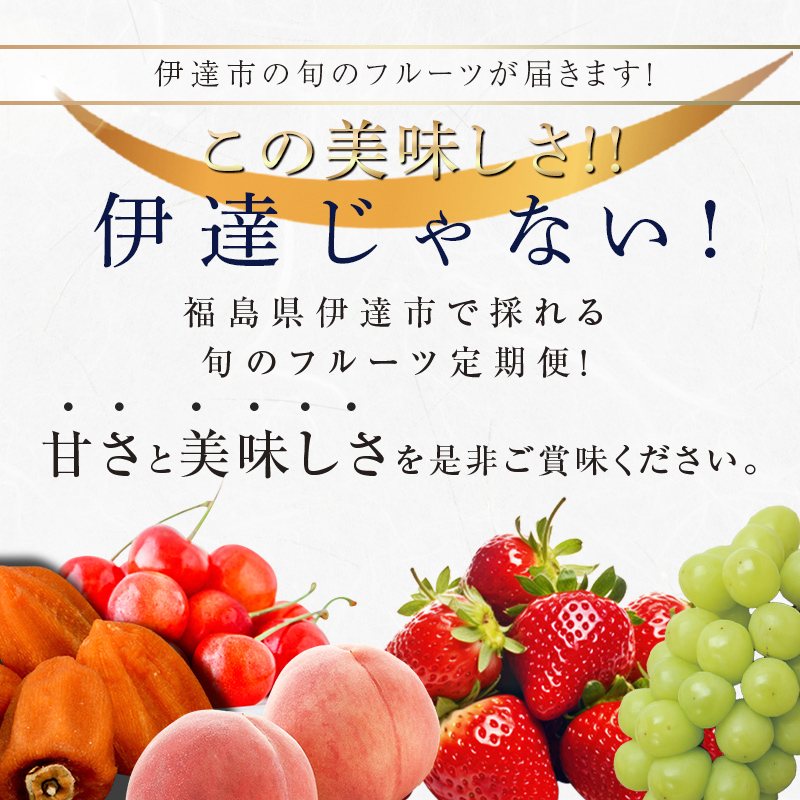 ＜2026年春から開始の定期便＞伊達なフルーツ定期便 (いちご・ぶどう) 果物 フルーツ 苺 イチゴ 葡萄 ブドウ 福島県 伊達市  F20C-511 いちご・ぶどう