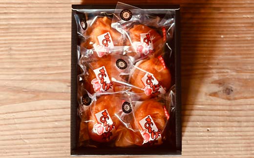 【贈答用】自然栽培あんぽ柿 紙箱 500g（5～7 個入り）  柿 かき デザート フルーツ 果物 くだもの 果実 食品 F20C-970