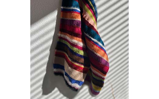 ichiri 彩りニットパンツ マルチカラー系 / ichiri knitted pants サイズフリー1枚 F21C-0075