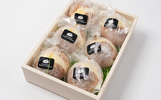 ふくしまスイーツプレミアム りんごのシューアイス 6個入り アイス デザート スイーツ 菓子 食品 F21C-111