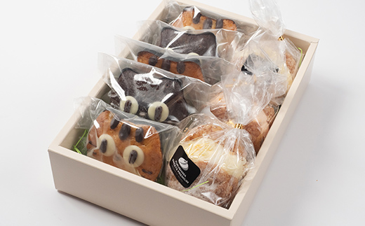 ふくしまスイーツプレミアム 猫ちゃんスイーツとシューアイスのセット 8個入り アイス デザート スイーツ おやつ お菓子 菓子 食品 F21C-114