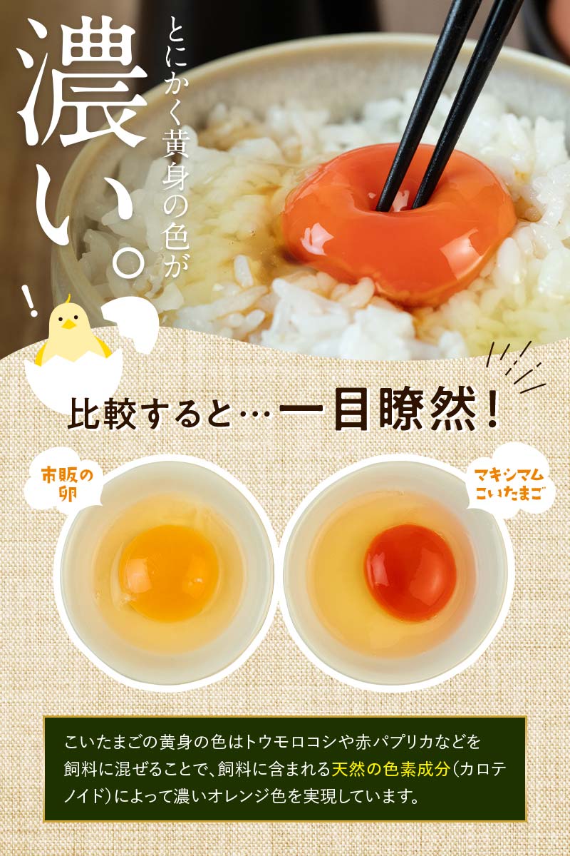 【TVで話題沸騰！】3か月定期便！とにかく黄身が濃いたまご「マキシマムこいたまご」30個入り 伊達市 福島県 国産 MS～LLサイズ 卵 たまご 玉子 生卵 鶏卵 F21C-183 30個×3か月定期便