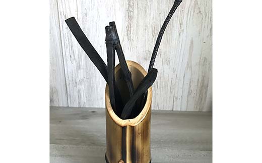 置くだけで簡単！消臭・調湿・空気清浄！ 竹炭 龍神の息吹 棒状 竹筒入り インテリア ガーデニング SDGs F21C-468