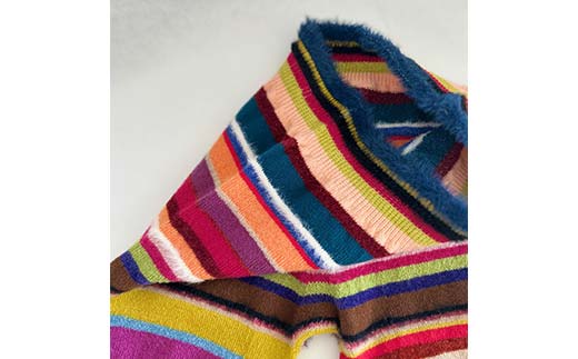 ichiri 彩りニットパンツ マルチカラー系 / ichiri knitted pants サイズフリー1枚 F21C-0075
