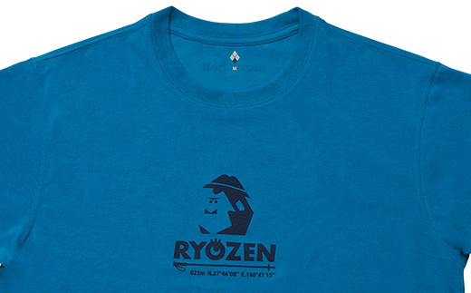 モンベルコラボ商品 RYOZEN Tシャツ ターコイズ L F21C-282
