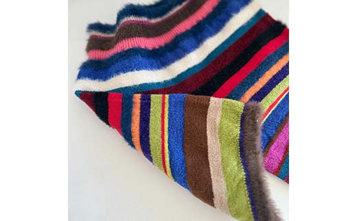 ichiri 彩りニットパンツ マルチカラー系 / ichiri knitted pants サイズフリー1枚 F21C-0075