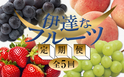 ＜2024年春から開始の定期便＞伊達なフルーツ定期便（いちご・もも2種・ぶどう2種）果物 フルーツ 苺 イチゴ 桃 モモ 葡萄 ブドウ 福島県 伊達市  ぶどう デザート 果物 くだもの 果実 食品 F20C-484