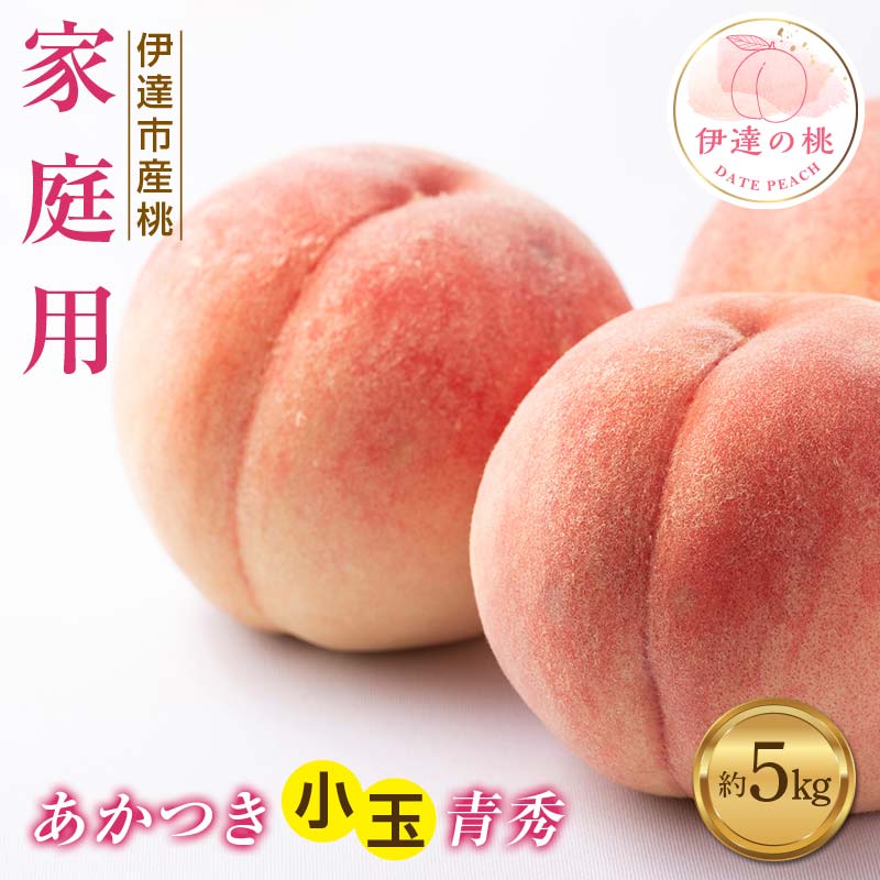 2026年先行予約 家庭用 あかつき 約5kg 小玉 青秀 不揃い 透過式光センサー選別 数量限定 期間限定 桃 もも モモ 果物 くだもの フルーツ F20C-585