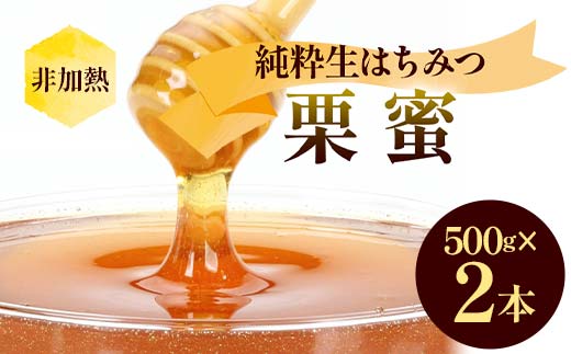 非加熱 純粋生はちみつ 栗蜜 1kg ハチミツ 蜂蜜 健康食品 ダイエット ビタミン F21C-154