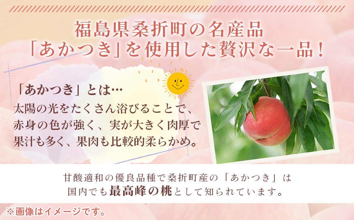 「至福の桃ソルベ」6個