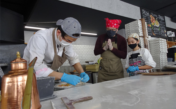 ピザ作り体験チケット１枚名様分１枚