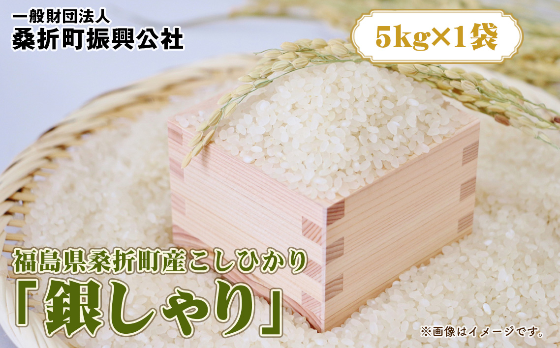 福島県桑折町産こしひかり「銀しゃり」　5kg