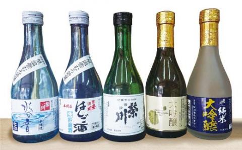【栄川酒造】日本酒飲み比べセット(300ml×5本) F4D-0085