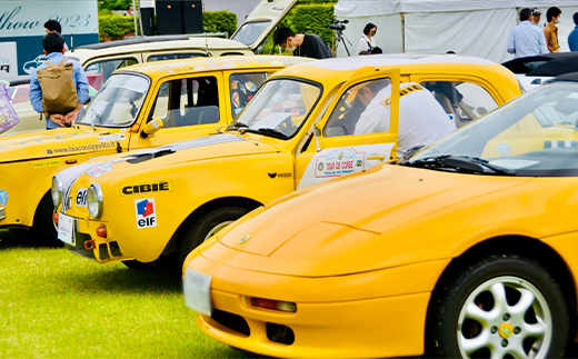 2024年5月26日開催 なつかしカーショー入場券とオリジナルTシャツ（ブラック・Sサイズ）F4D-0717