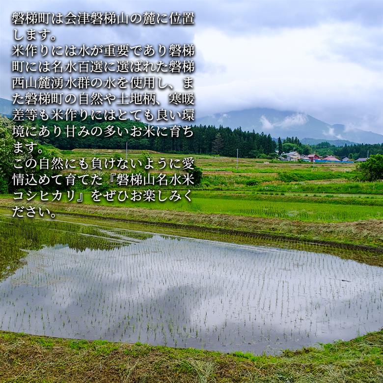 【令和7年産米・新米】コシヒカリ10kg　磐梯山名水米