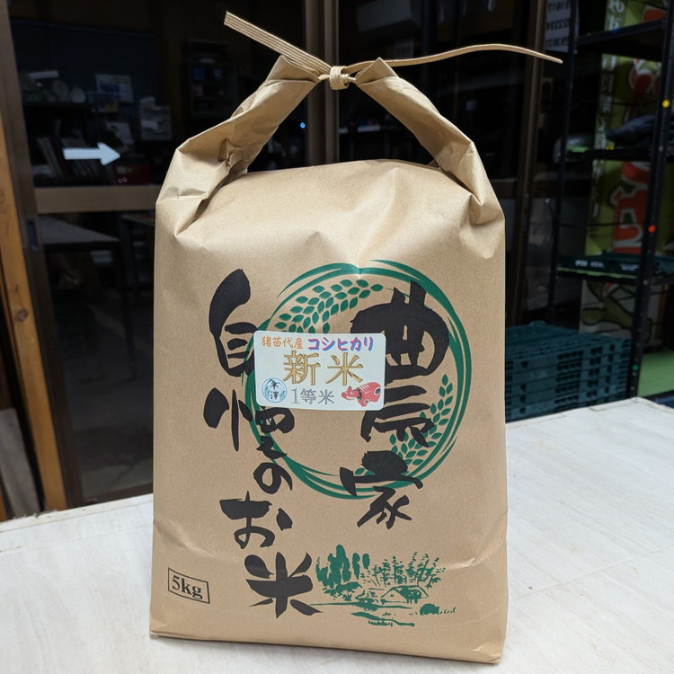 令和7年産 新米 コシヒカリ 5kg ｜ 白米 精米 生産者直送 産地直送 猪苗代産 はんざわエコファーム ※沖縄・離島への配送不可