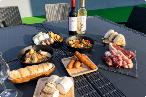 猪苗代グランピングBBQテラス グランピングプレミアムBBQ ペア利用券 全日共通 | ペアチケット 手ぶら 手ぶらBBQ テント設営不要 準備不要 気軽 キャンプ 体験 絶景 くつろぎ 休息 リフレッシュ