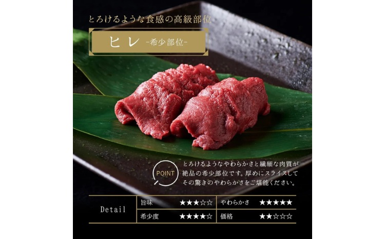 国産 馬刺し 赤身＋桜ユッケ 6種食べ比べ セット（ランプ・ロース・ヒレ・ミスジ・ツカミ 各100g、ユッケ 50g）【自家製にんにく辛子味噌/醤油/ユッケたれ付】 ※沖縄・離島への配送不可