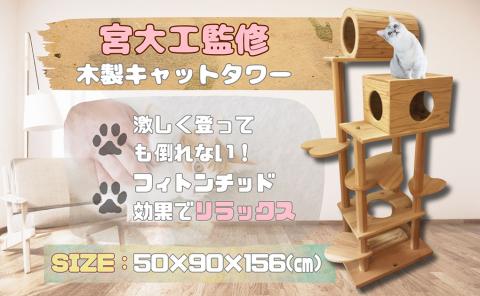 木のキャットタワー「猫まみれツリーハウス」: 猪苗代町ANAのふるさと納税