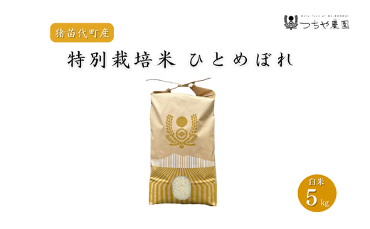 【令和7年度産】 つちや農園 猪苗代町産 特別栽培米ひとめぼれ 5kg（精米）| お米 米 ひとめぼれ