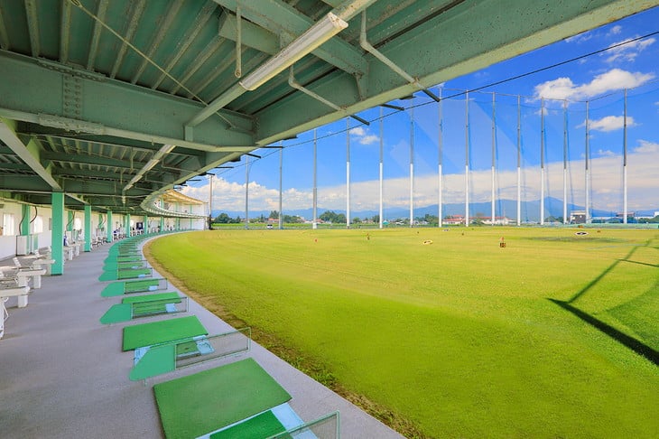 53-B　会津ゴルフガーデン練習場550球回数券 ※着日指定不可