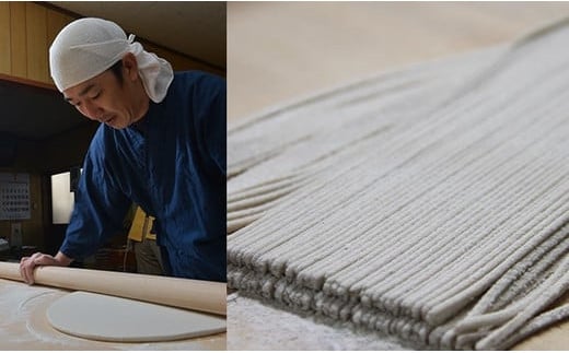 更科そば 1500g 約7～8人前 加藤そば道場 手打ち 生そば そば 蕎麦 麺類 加藤そば道場 究極の手打ち生そば ※東北・関東のみ 19-A