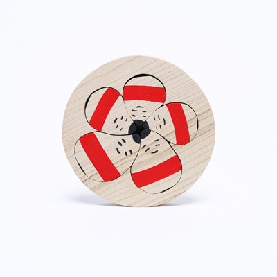 会津桐組み木(こぼし)【 おもちゃ 木工 工芸品 インテリア 】