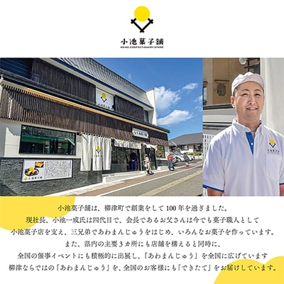 会津・柳津名物　災難に「あわ」ない　厄除け「あわまんじゅう」15個入り【配送不可地域：離島】