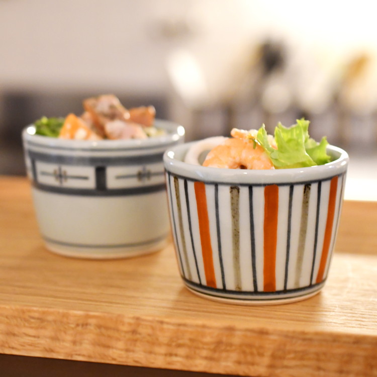 【会津本郷焼】蕎麦猪口 小鉢 5柄 手描き 陶器 磁器 食器 皿 【酔月窯】