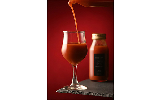 金賞受賞 高糖度フルーツトマトのみで作る無添加１００％プレミアムジュース「ミサトファームの美健トマト®」12本セット