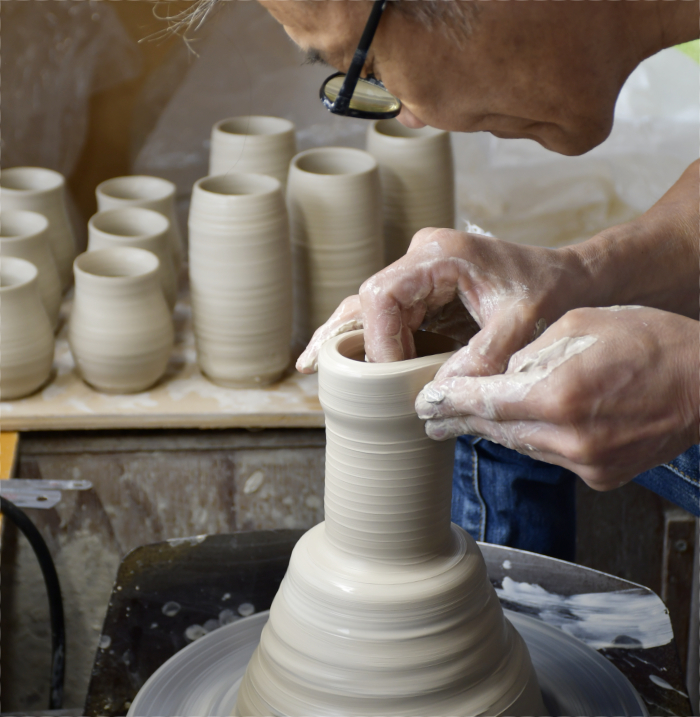 【会津本郷焼】白磁コーヒーカップ 陶磁器 食器 皿【草春窯】