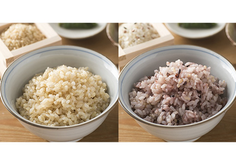 会津野三米6個セット 精米・発芽玄米・発芽＆雑穀の3種×二合パック×各2個入 ※日付指定不可