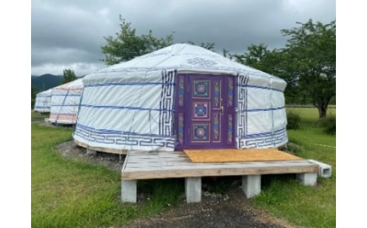 オートキャンプ場モンゴルゲル宿泊券