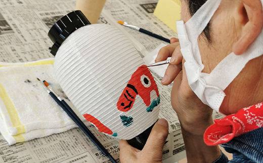 思い出に残る世界に一つだけの提灯づくり！名入れ・絵付け体験ペアチケット 2名様 F6U-352