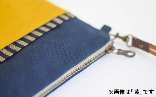 会津木綿サコッシュ(青) F6U-102