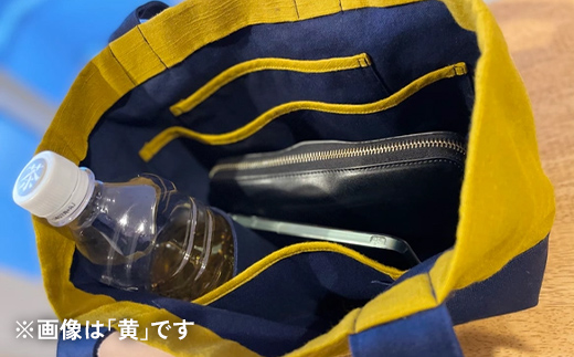 会津木綿ミニトート（青） F6U-077