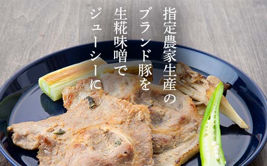 麓山高原豚味噌漬け(2枚入り×3袋) F6U-071