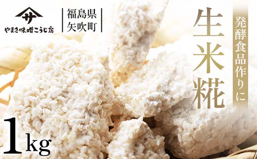 発酵食品作りに！ 生米糀1kg F6U-011