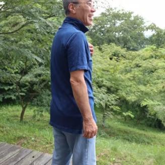 オリジナル　藍染ポロシャツ　【07521-0050】