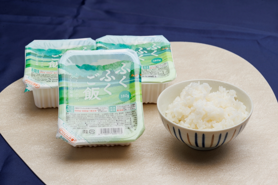 パックご飯　国内産ふくふくご飯® 1ケース 36食（180g×3食×12袋） 国内産ふくふくご飯® 1ケース 36食