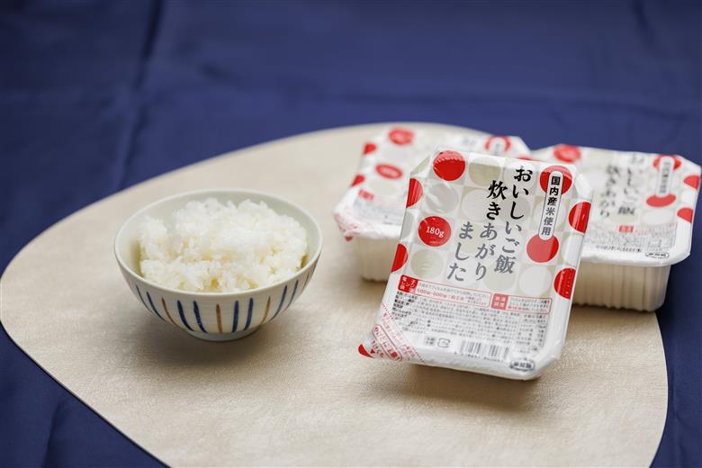 パックご飯　国内産おいしいご飯炊きあがりました 2ケース 72食（180g×3食×12袋×2） 国内産おいしいご飯炊きあがりました 2ケース 72食