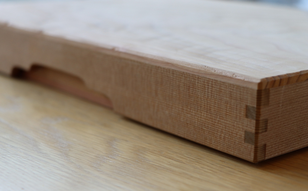 文箱　木箱　杉材　フタ付き　書類収納ボックス ■内寸（単位mm） 縦229×横317×高さ30