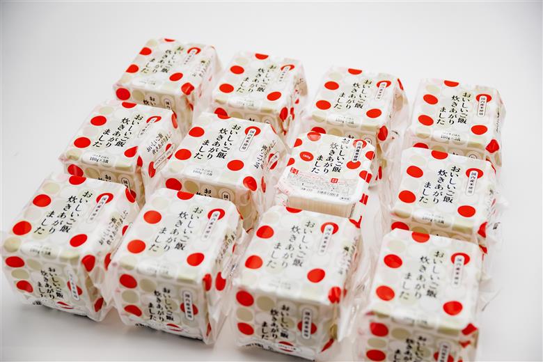 パックご飯　国内産ふくふくご飯®+ 国内産おいしいご飯炊きあがりましたセット（各1ケース 36食×2） ふくふくご飯®+ おいしいご飯炊きあがりましたセット各1ケース