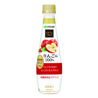 伊藤園 ビタミンフルーツ りんごMix100% PET 340g×24本【配送不可地域：離島・沖縄県】