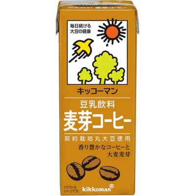 キッコーマンソイフーズ麦芽コーヒー200ml×36本【配送不可地域：離島・沖縄県】