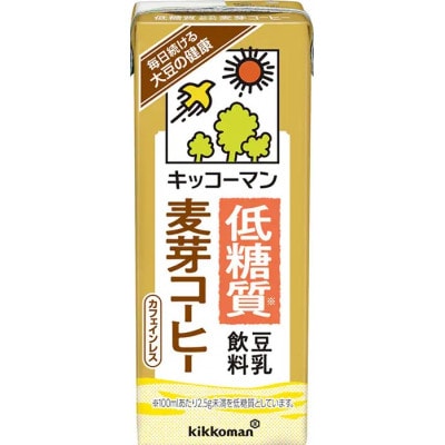 キッコーマンソイフーズ低糖質　 豆乳飲料麦芽コーヒー 200ml×36本【配送不可地域：離島・沖縄県】