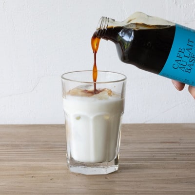 つくば市自家焙煎珈琲専門店　リキッドアイスコーヒー1本、カフェオレの素1本セット【配送不可地域：離島・沖縄県】