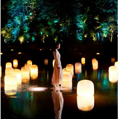 チームラボ 幽谷隠田跡鑑賞券【大人(高校生以上)1名+子ども(小・中学生)1名分】【配送不可地域：離島・沖縄県】