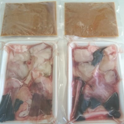 茨城あんこう鍋 4人前セット あんこう切身700gと濃縮スープ400g【配送不可地域：離島・沖縄県】