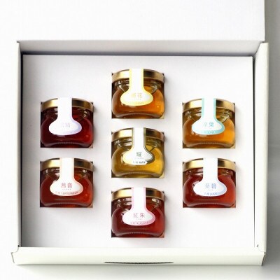 茨城県産 国産 天然生はちみつ 田舎はちみつ 25g×7種類セット 結蜜-Musubi S7【配送不可地域：離島・沖縄県】